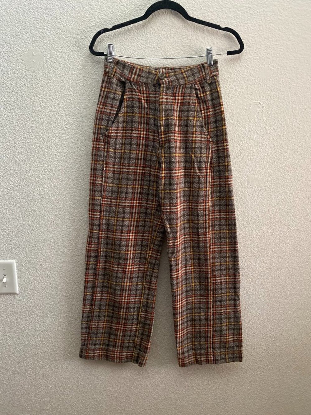 Free People Shape Up Trouser Pant Original Combo High Rise Wide Leg Size 2